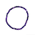 Amethyst Faceted Bead Bracelet 