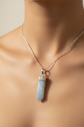Blue Lace Agate Neck