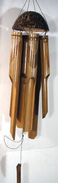 40cm Carved Bamboo Wind Chime