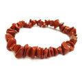 Red Jasper Chipped Bead Bracelet 
