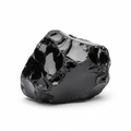 Shiny Black Obsidian Raw Large 