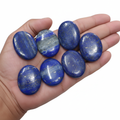 Lapis Lazuli Palm Stones in Hand