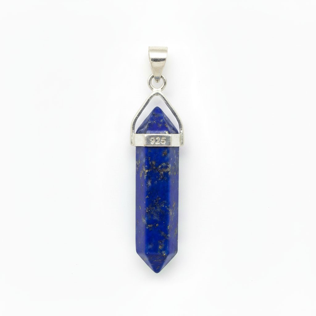 Lapis Lazuli Point Pendant — Small
