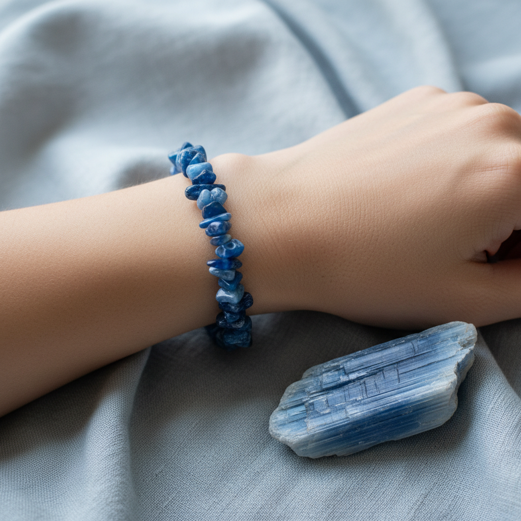 Kyanite Chipped Bead Bracelet 