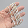 Morganite Faceted Bead Bracelet