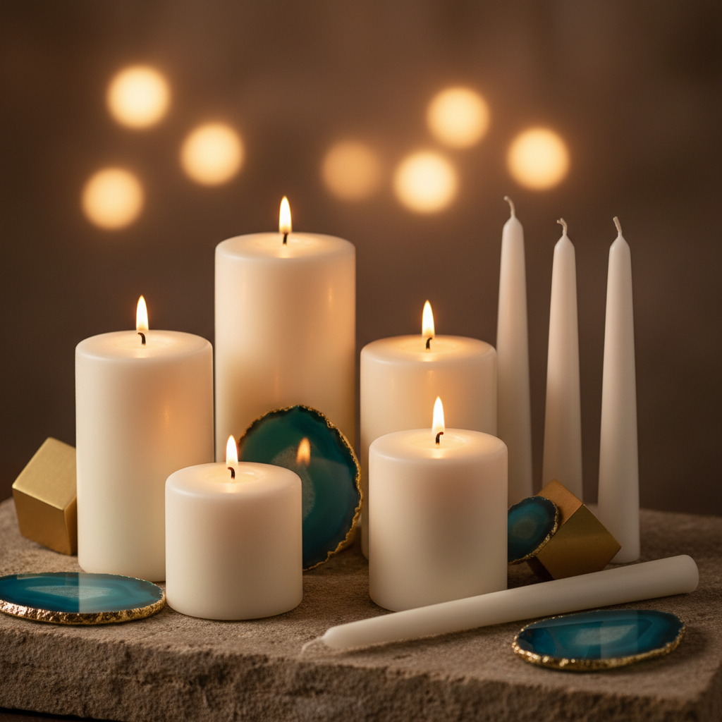 Non Scented Meditation Candles