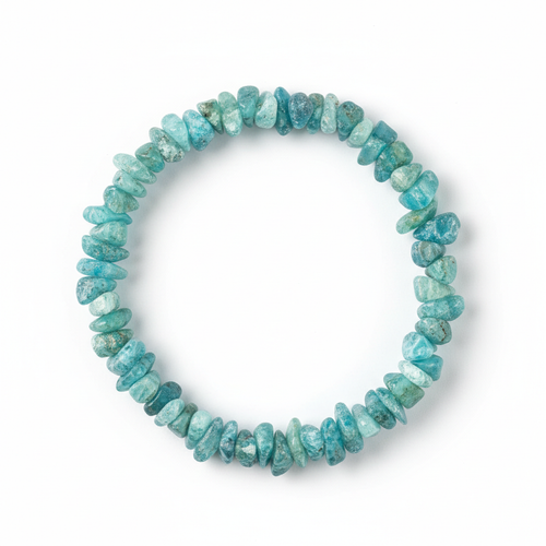 Apatite Chipped Bead Bracelet 