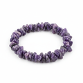 Charoite Chipped Bead Bracelet 