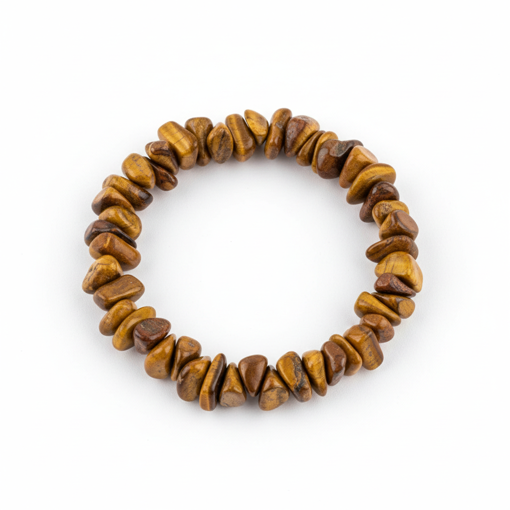 Tiger Eye Chipped Bead Bracelet 