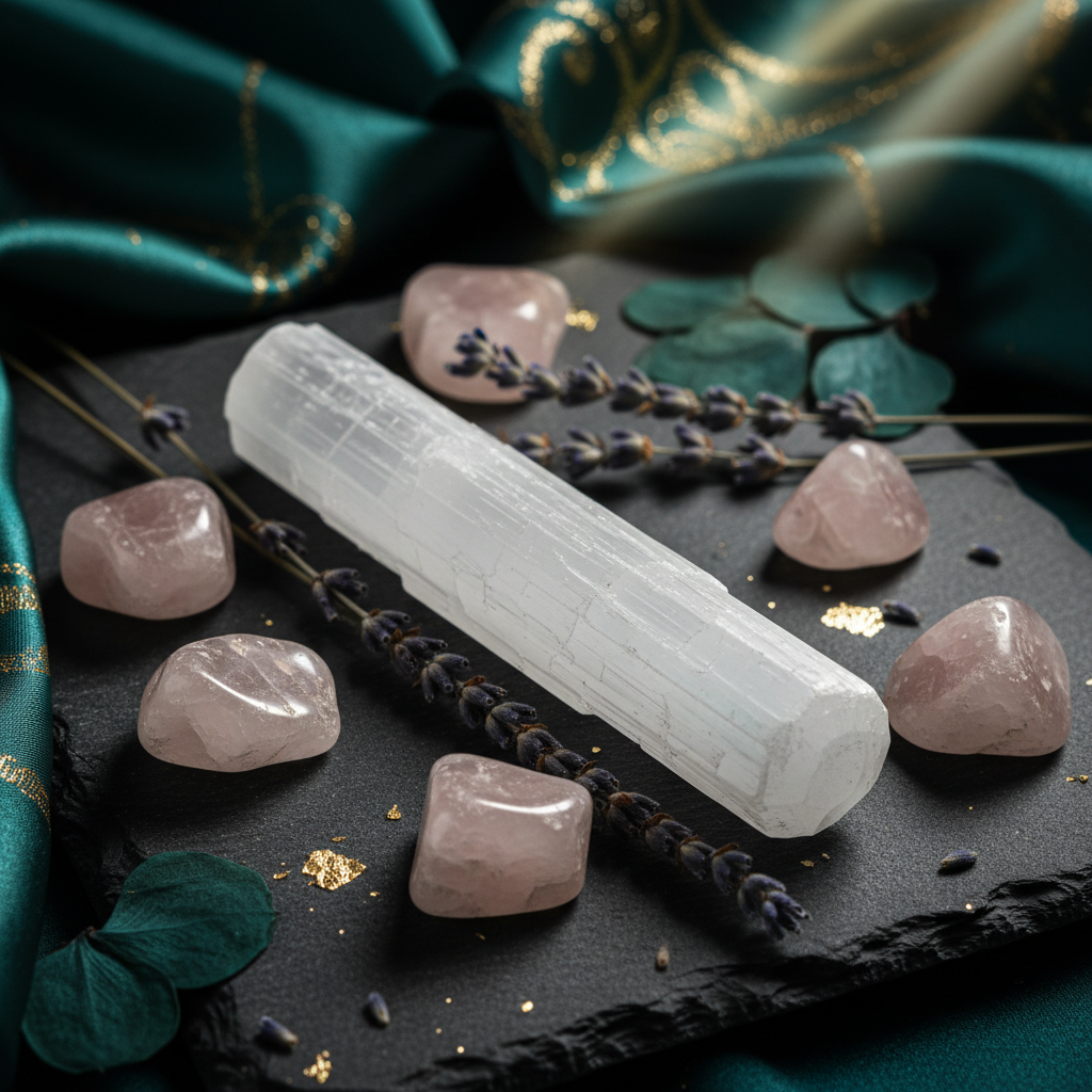 Selenite Wand Lifestyle